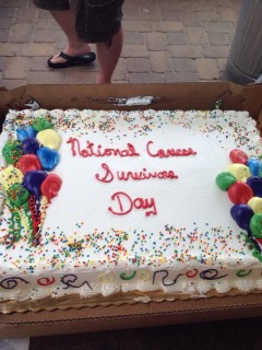 Cake donated by Publix