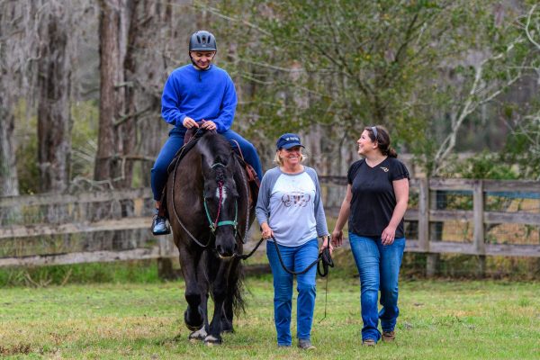 Daryn's confidence started in the saddle